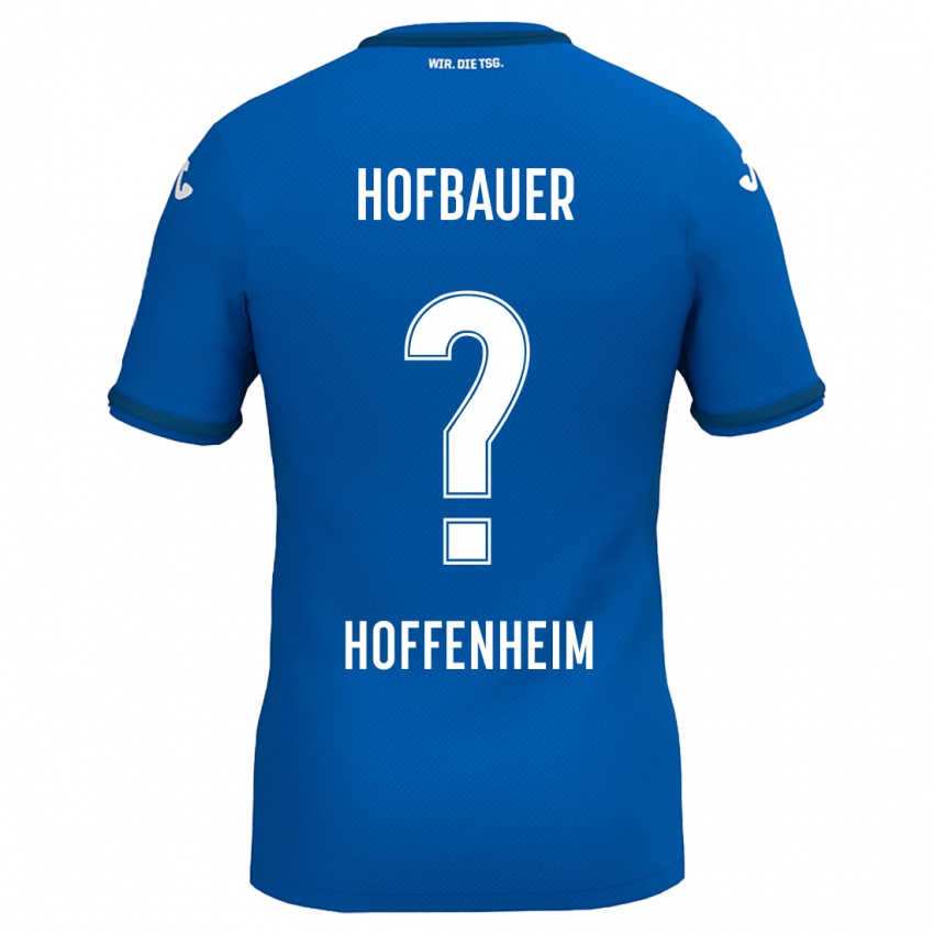 Niño Camiseta Anton Hofbauer #0 Azul Real 1ª Equipación 2024/25 La Camisa Perú