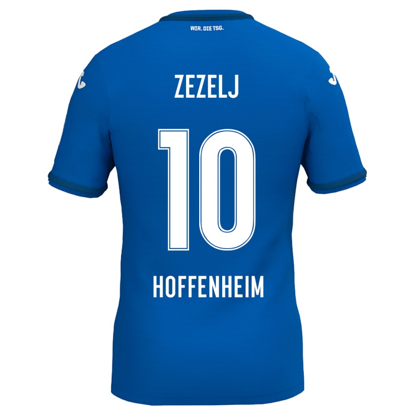 Niño Camiseta Neno Zezelj #10 Azul Real 1ª Equipación 2024/25 La Camisa Perú