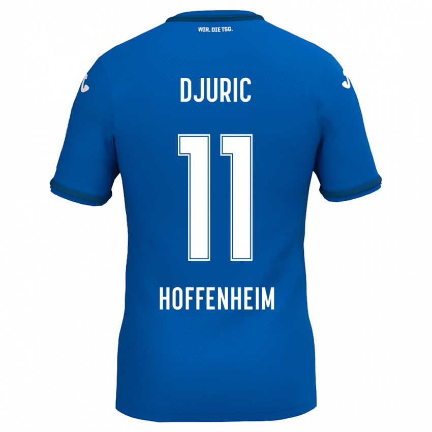 Niño Camiseta Luka Djuric #11 Azul Real 1ª Equipación 2024/25 La Camisa Perú