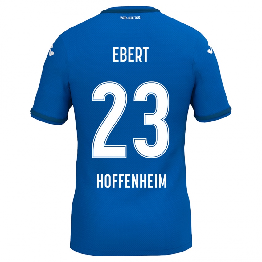 Niño Camiseta Darijo Ebert #23 Azul Real 1ª Equipación 2024/25 La Camisa Perú