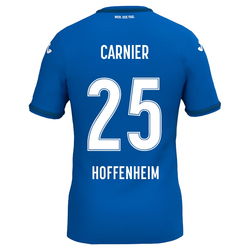 Niño Camiseta Alekseï Carnier #25 Azul Real 1ª Equipación 2024/25 La Camisa Perú