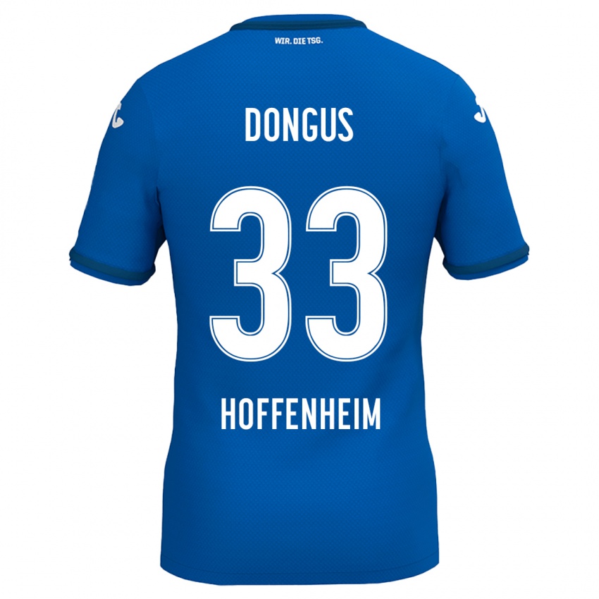 Niño Camiseta Fabienne Dongus #33 Azul Real 1ª Equipación 2024/25 La Camisa Perú