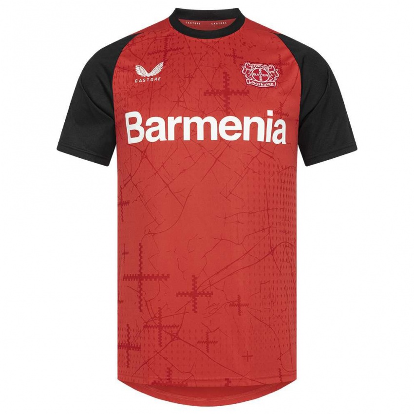 Niño Camiseta Oleksandr Petrenko #35 Rojo Negro 1ª Equipación 2024/25 La Camisa Perú