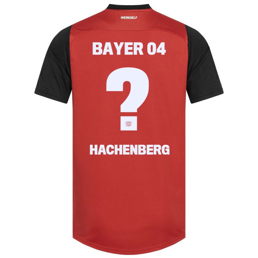 Niño Camiseta Merlin Hachenberg #0 Rojo Negro 1ª Equipación 2024/25 La Camisa Perú