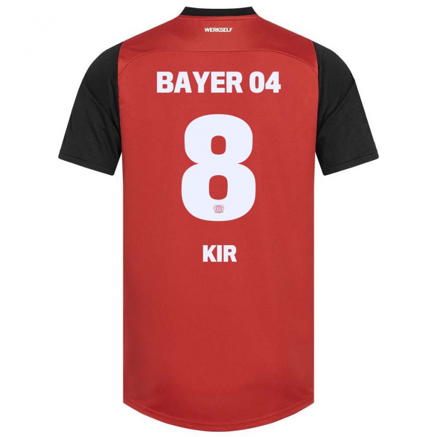 Niño Camiseta Burak Kir #8 Rojo Negro 1ª Equipación 2024/25 La Camisa Perú