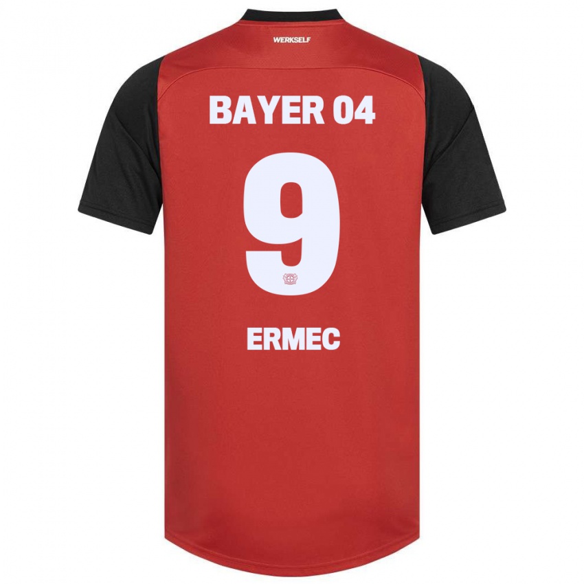 Niño Camiseta Berkan Ermec #9 Rojo Negro 1ª Equipación 2024/25 La Camisa Perú