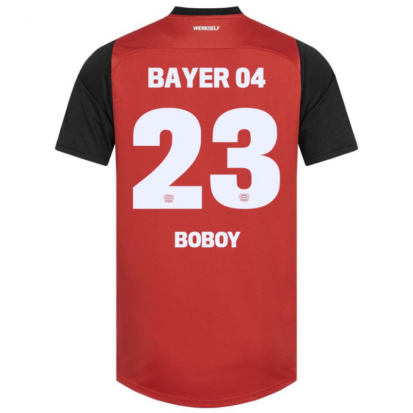 Niño Camiseta Delice Boboy #23 Rojo Negro 1ª Equipación 2024/25 La Camisa Perú