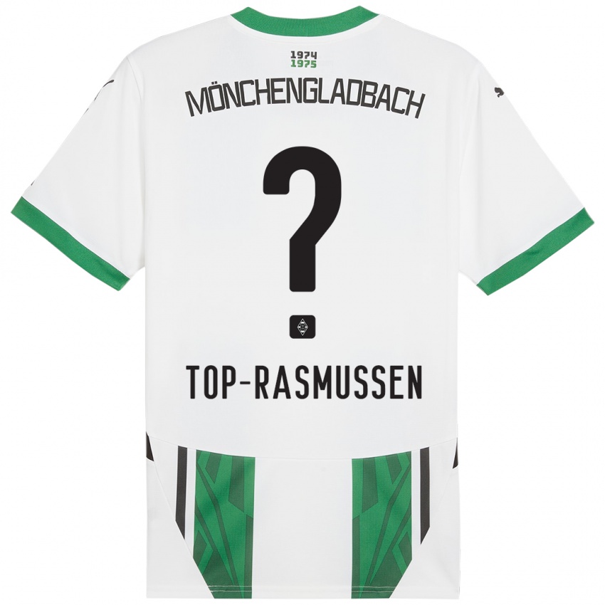 Niño Camiseta Tristan Top-Rasmussen #0 Blanco Verde 1ª Equipación 2024/25 La Camisa Perú