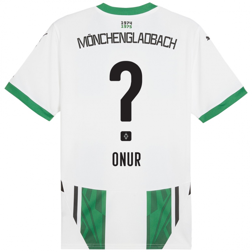 Niño Camiseta Hasan Onur #0 Blanco Verde 1ª Equipación 2024/25 La Camisa Perú