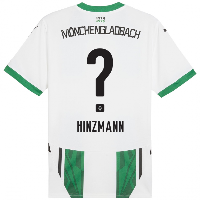 Niño Camiseta Sinan Hinzmann #0 Blanco Verde 1ª Equipación 2024/25 La Camisa Perú