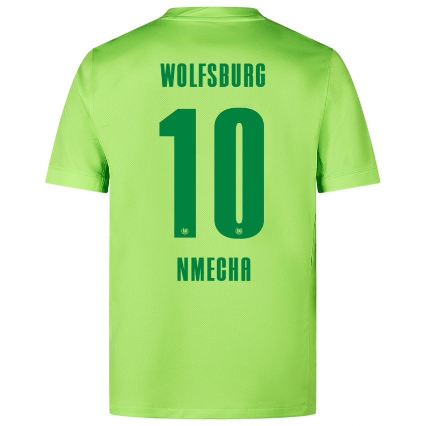 Niño Camiseta Lukas Nmecha #10 Verde Fluorescente 1ª Equipación 2024/25 La Camisa Perú