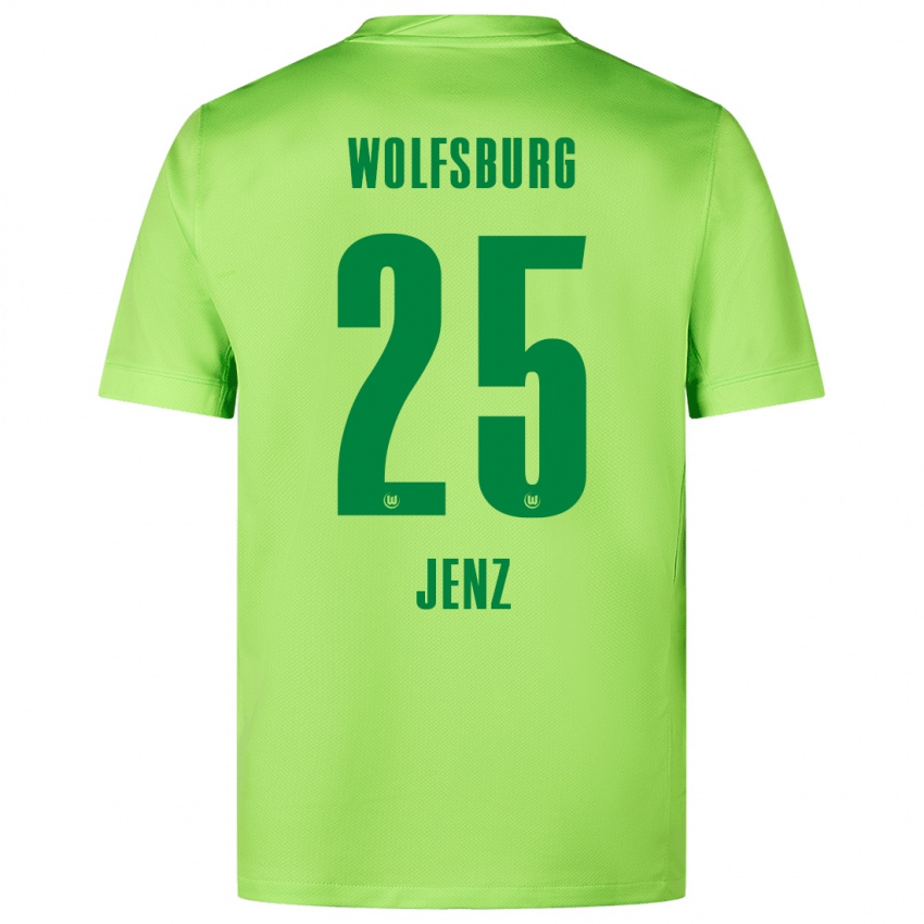 Niño Camiseta Moritz Jenz #25 Verde Fluorescente 1ª Equipación 2024/25 La Camisa Perú