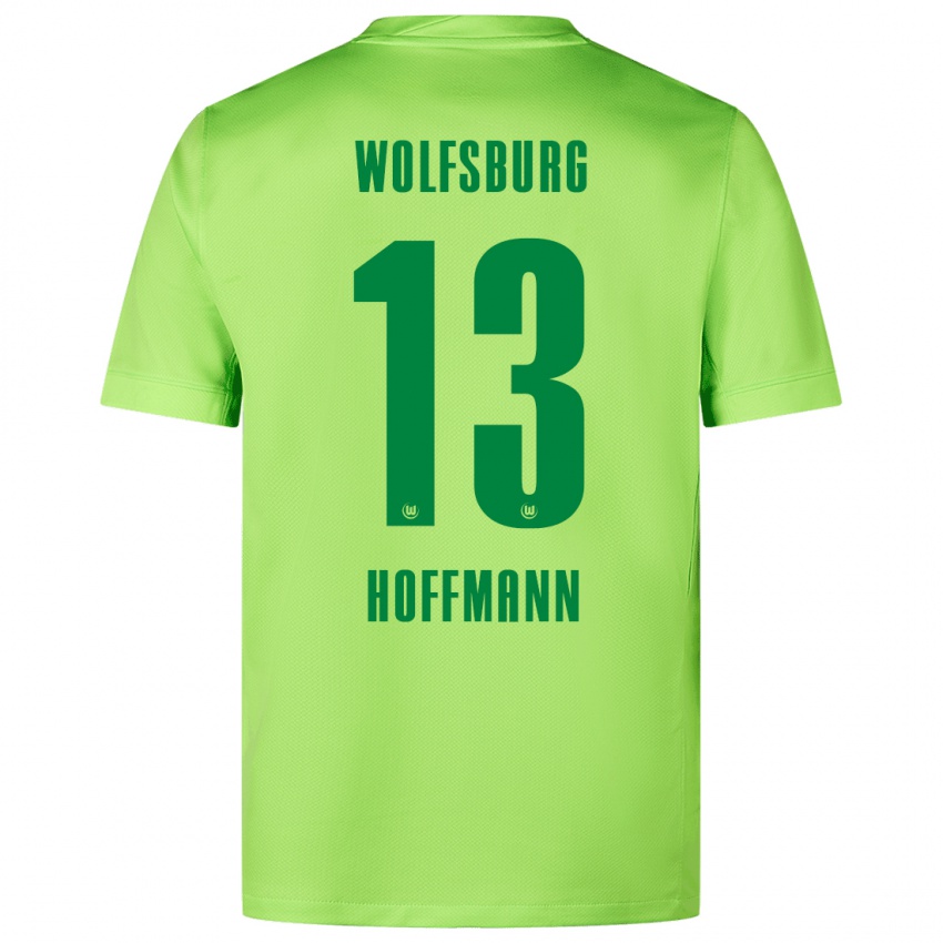 Niño Camiseta Nils Hoffmann #13 Verde Fluorescente 1ª Equipación 2024/25 La Camisa Perú