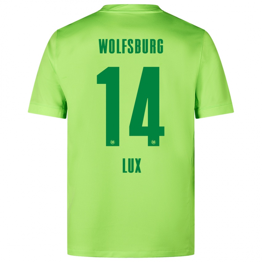 Niño Camiseta Finn-Marco Lux #14 Verde Fluorescente 1ª Equipación 2024/25 La Camisa Perú