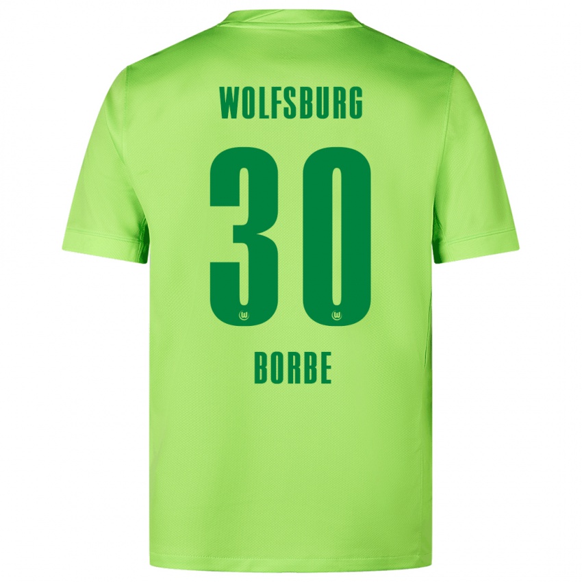 Niño Camiseta Anneke Borbe #30 Verde Fluorescente 1ª Equipación 2024/25 La Camisa Perú