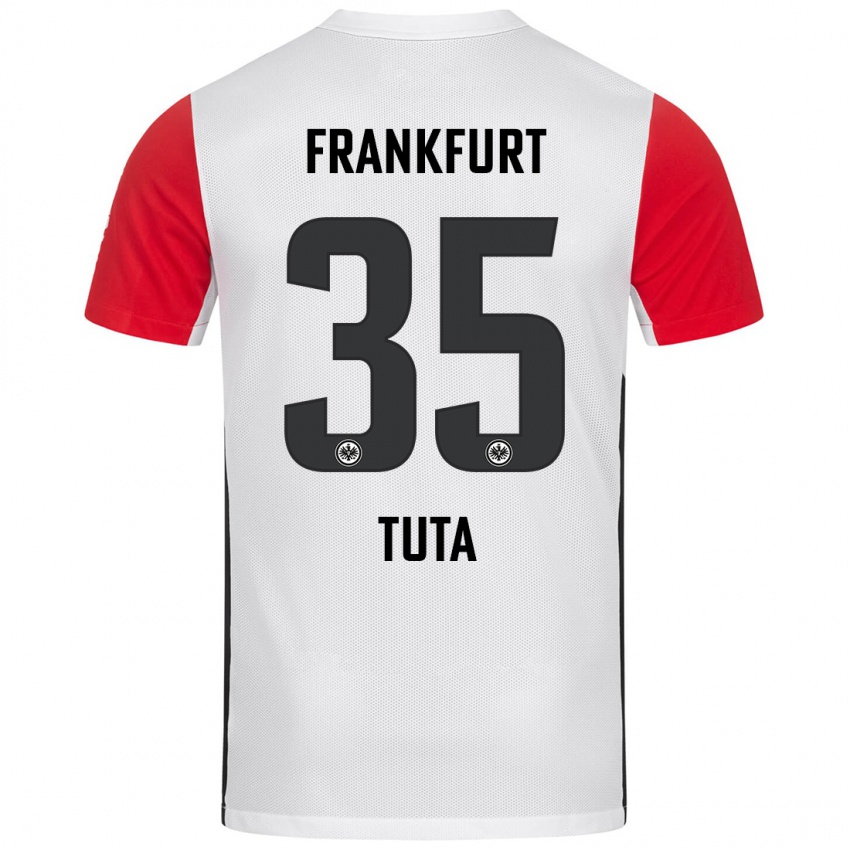 Niño Camiseta Tuta #35 Blanco Rojo 1ª Equipación 2024/25 La Camisa Perú