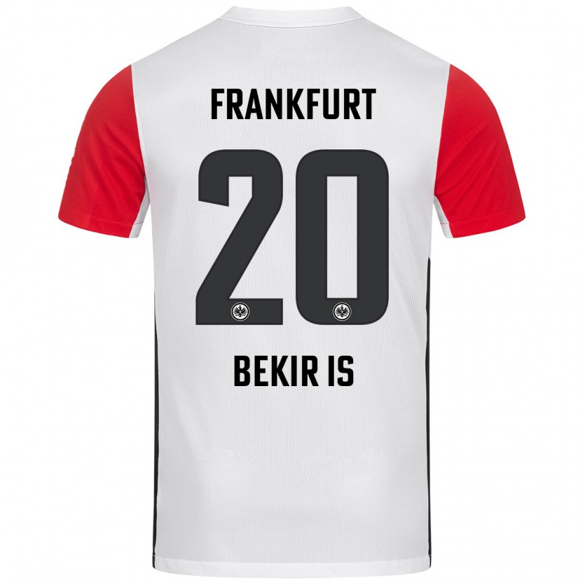 Niño Camiseta Eba Bekir Is #20 Blanco Rojo 1ª Equipación 2024/25 La Camisa Perú