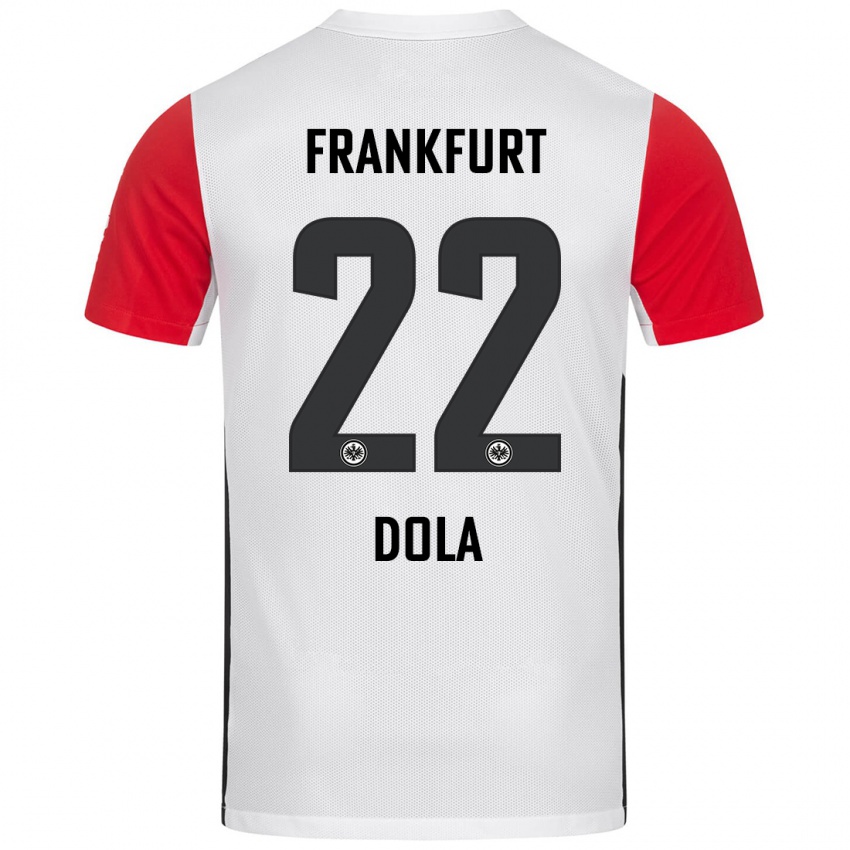 Niño Camiseta Igor Dola #22 Blanco Rojo 1ª Equipación 2024/25 La Camisa Perú