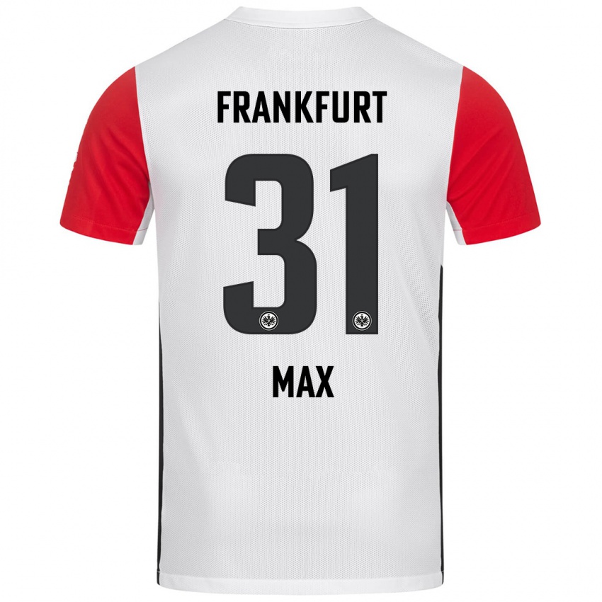 Niño Camiseta Philipp Max #31 Blanco Rojo 1ª Equipación 2024/25 La Camisa Perú