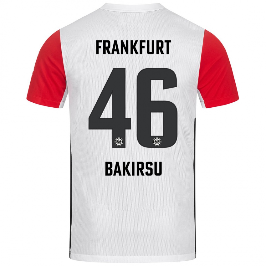 Niño Camiseta Hüseyin Bakirsu #46 Blanco Rojo 1ª Equipación 2024/25 La Camisa Perú