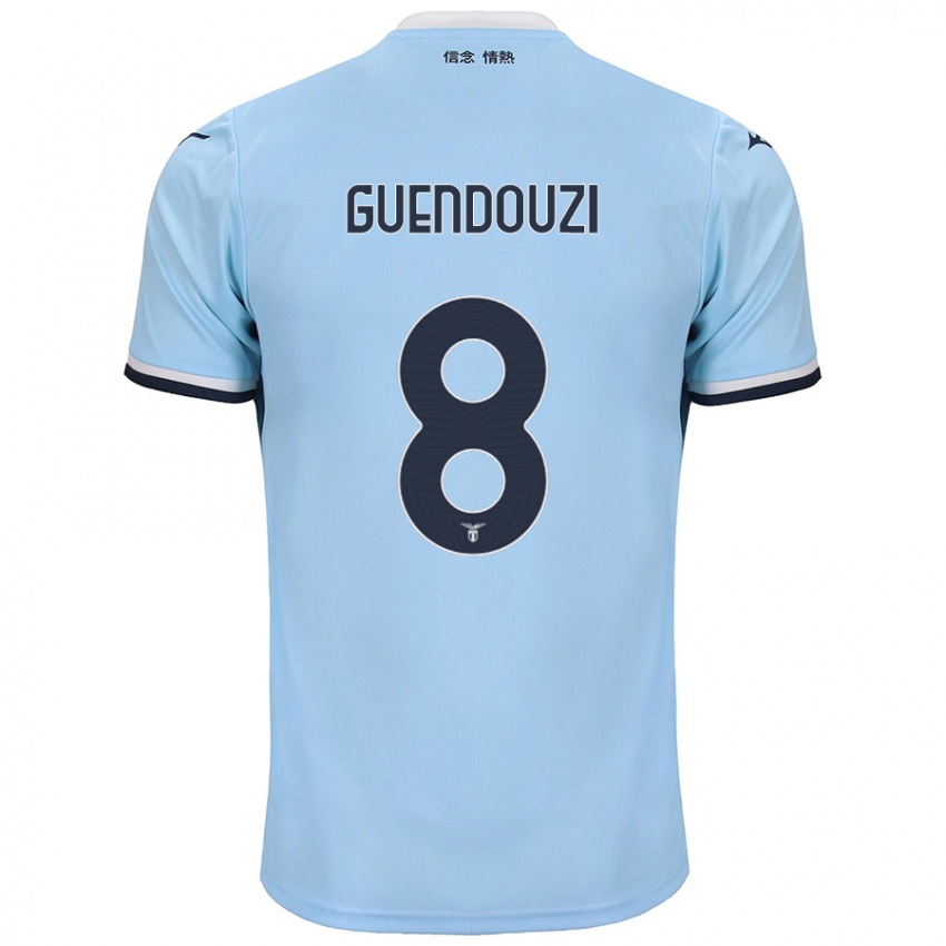 Niño Camiseta Matteo Guendouzi #8 Azul 1ª Equipación 2024/25 La Camisa Perú