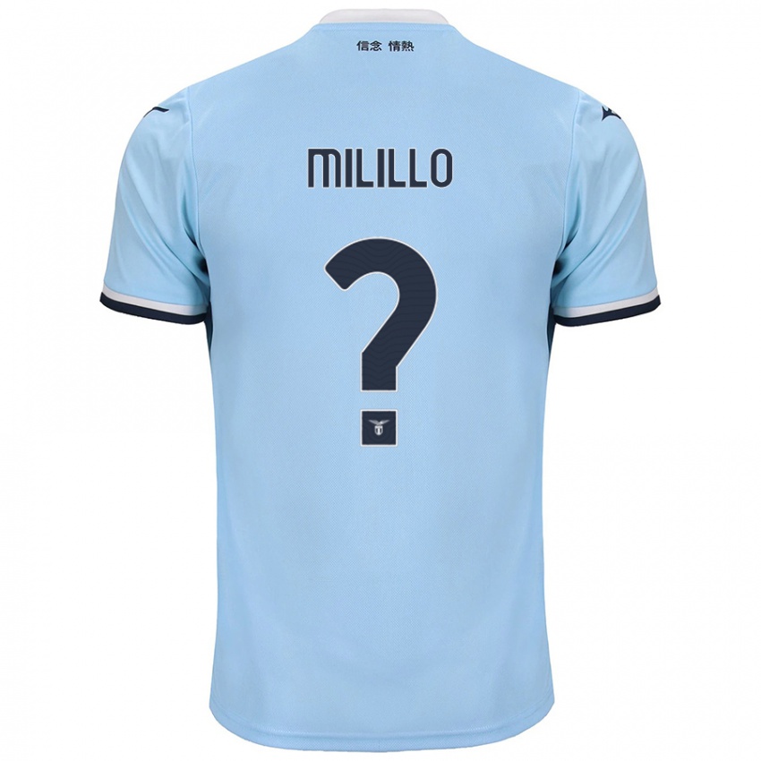 Niño Camiseta Flavio Milillo #0 Azul 1ª Equipación 2024/25 La Camisa Perú