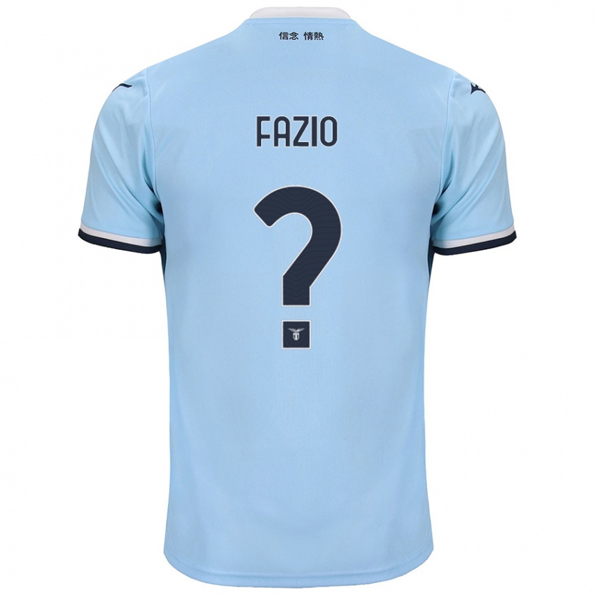 Niño Camiseta Francesco Fazio #0 Azul 1ª Equipación 2024/25 La Camisa Perú