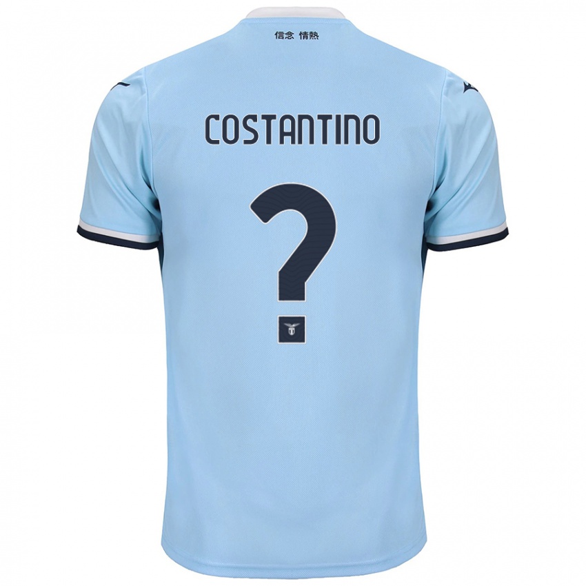 Niño Camiseta Davide Costantino #0 Azul 1ª Equipación 2024/25 La Camisa Perú