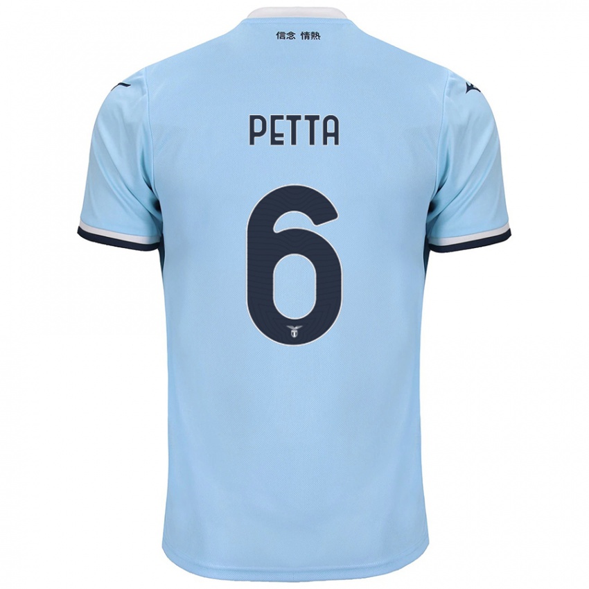 Niño Camiseta Andrea Petta #6 Azul 1ª Equipación 2024/25 La Camisa Perú