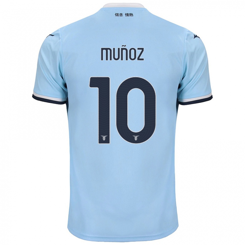 Niño Camiseta Cristo Muñoz #10 Azul 1ª Equipación 2024/25 La Camisa Perú