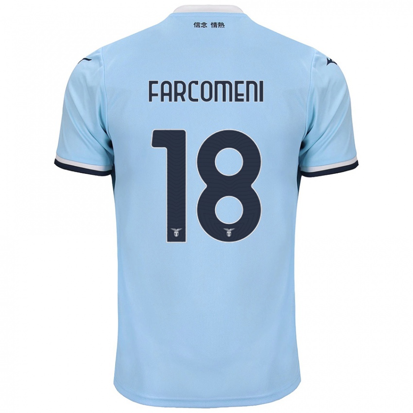 Niño Camiseta Valerio Farcomeni #18 Azul 1ª Equipación 2024/25 La Camisa Perú