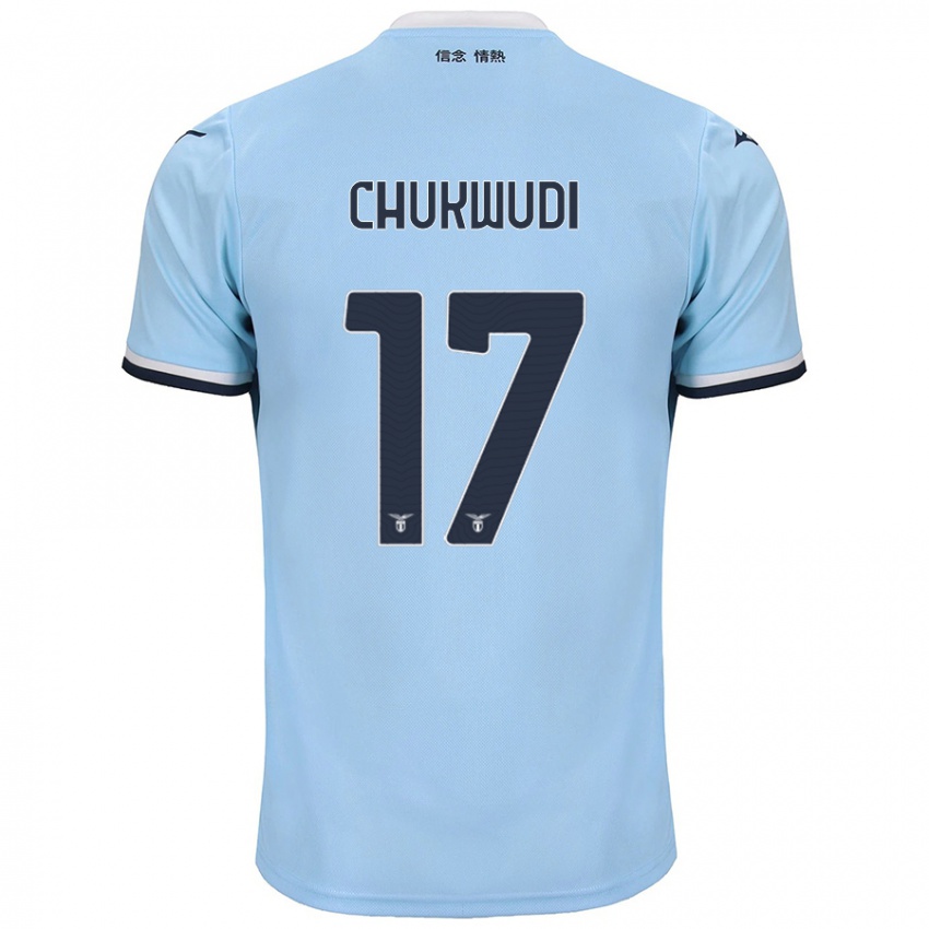 Niño Camiseta Ogonna Franca Chukwudi #17 Azul 1ª Equipación 2024/25 La Camisa Perú