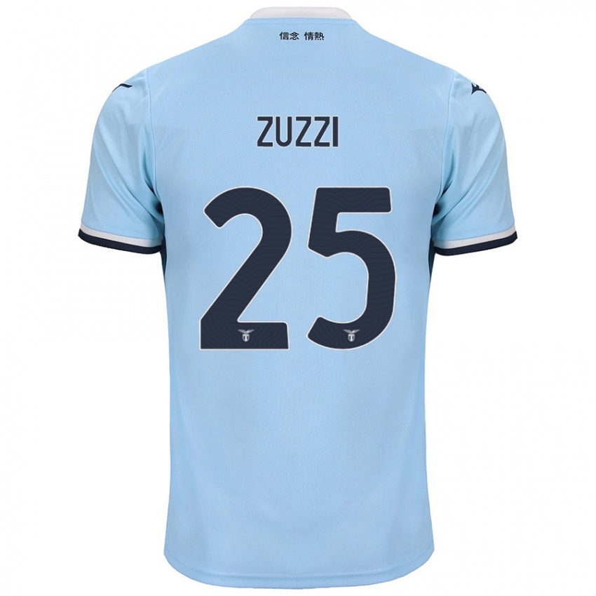 Niño Camiseta Giorgia Zuzzi #25 Azul 1ª Equipación 2024/25 La Camisa Perú