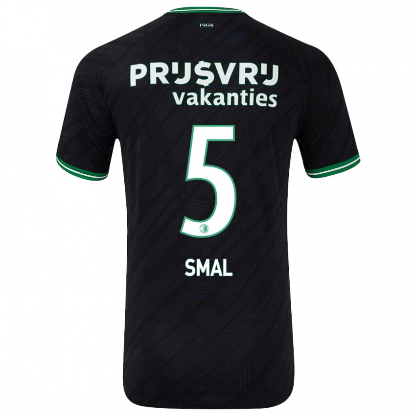 Niño Camiseta Gijs Smal #5 Negro Verde 2ª Equipación 2024/25 La Camisa Perú