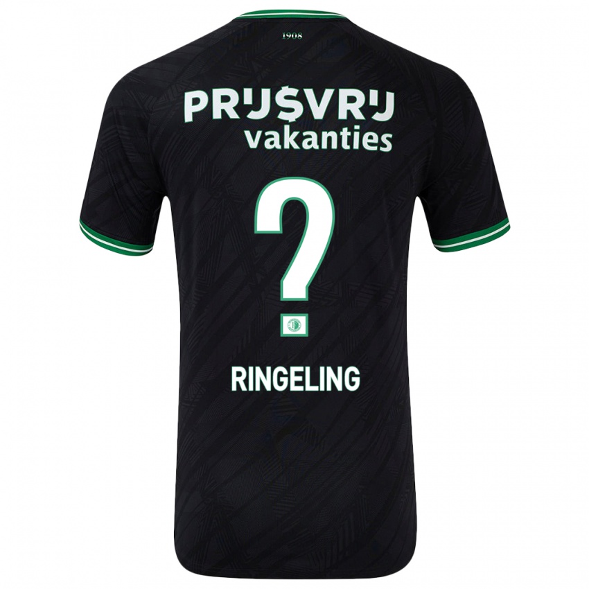 Niño Camiseta Sam Ringeling #0 Negro Verde 2ª Equipación 2024/25 La Camisa Perú