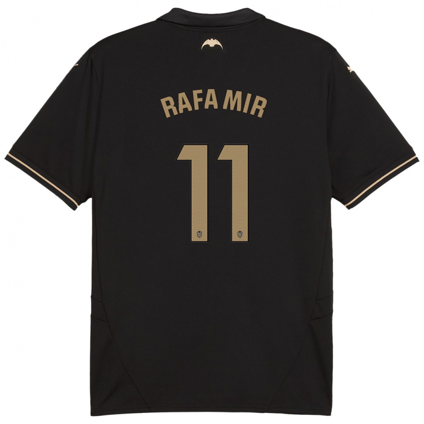 Niño Camiseta Rafa Mir #11 Negro 2ª Equipación 2024/25 La Camisa Perú