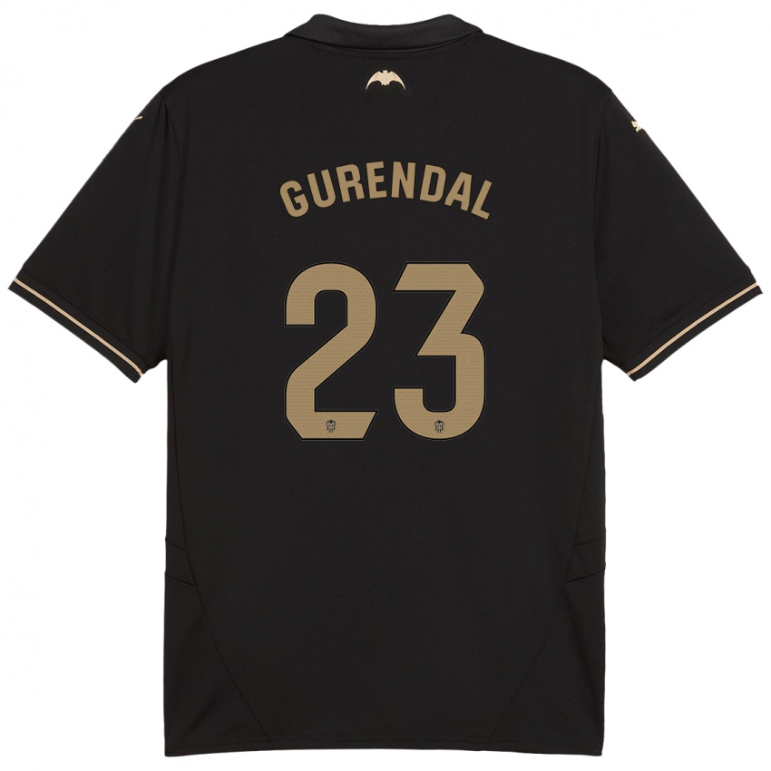 Niño Camiseta Alexander Gurendal #23 Negro 2ª Equipación 2024/25 La Camisa Perú