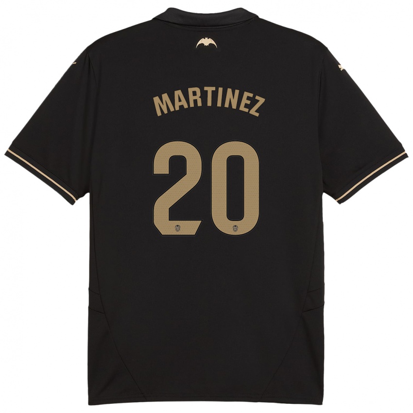 Niño Camiseta Asun Martínez #20 Negro 2ª Equipación 2024/25 La Camisa Perú