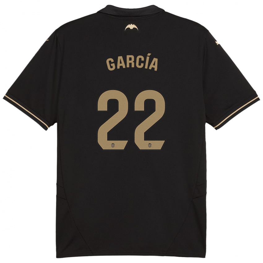 Niño Camiseta Azael García #22 Negro 2ª Equipación 2024/25 La Camisa Perú