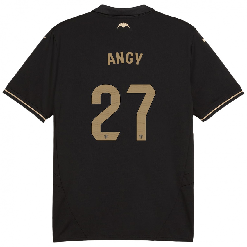 Niño Camiseta Angy #27 Negro 2ª Equipación 2024/25 La Camisa Perú