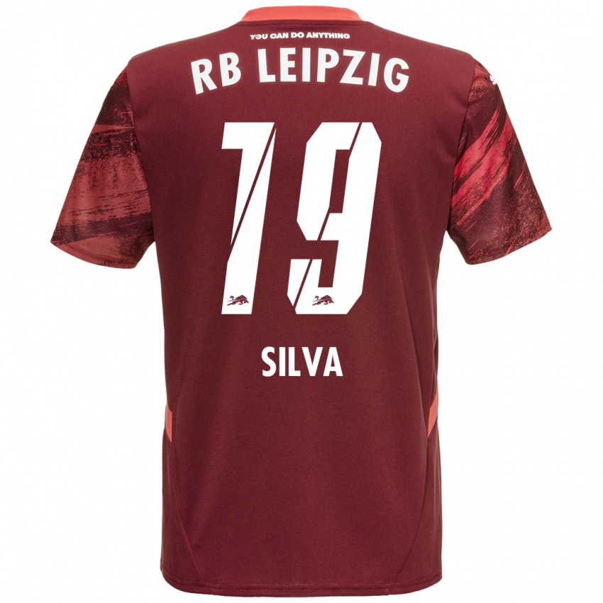 Niño Camiseta Andre Silva #19 Borgoña 2ª Equipación 2024/25 La Camisa Perú