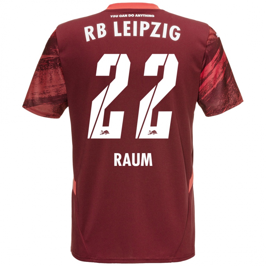 Niño Camiseta David Raum #22 Borgoña 2ª Equipación 2024/25 La Camisa Perú