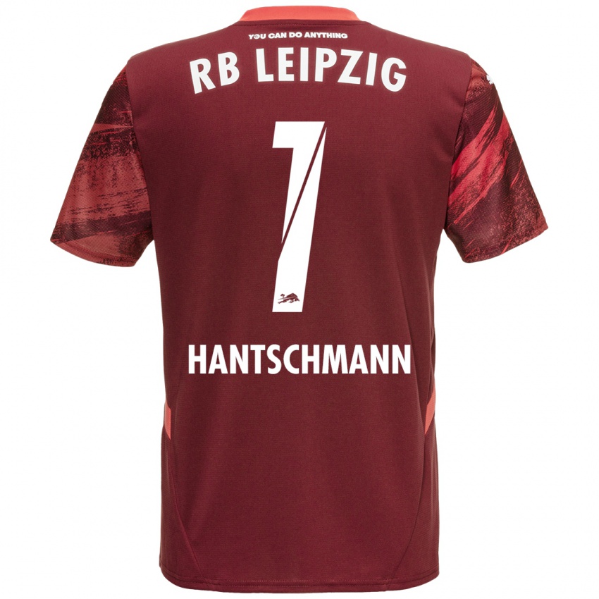 Niño Camiseta Franz Hantschmann #1 Borgoña 2ª Equipación 2024/25 La Camisa Perú