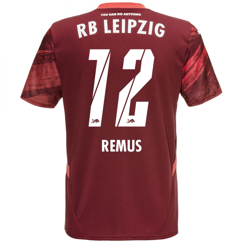 Niño Camiseta Niklas Remus #12 Borgoña 2ª Equipación 2024/25 La Camisa Perú