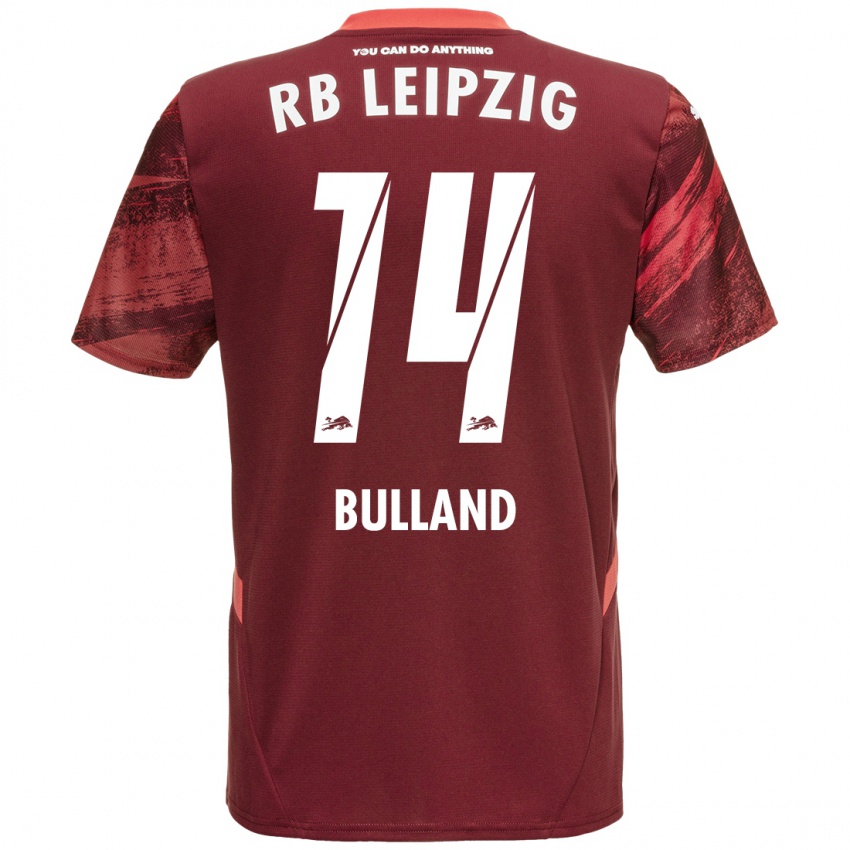 Niño Camiseta Anton Bulland #14 Borgoña 2ª Equipación 2024/25 La Camisa Perú