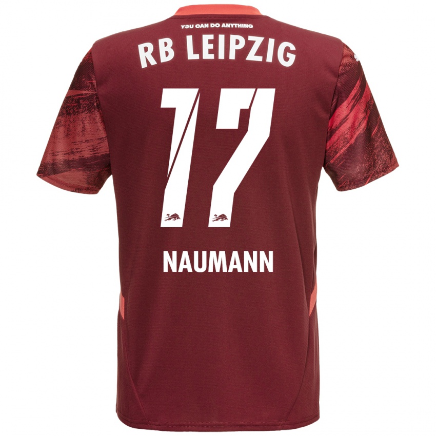 Niño Camiseta Carlos Naumann #17 Borgoña 2ª Equipación 2024/25 La Camisa Perú