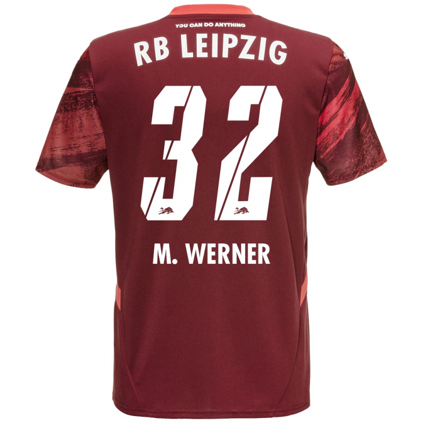 Niño Camiseta Mia Werner #32 Borgoña 2ª Equipación 2024/25 La Camisa Perú