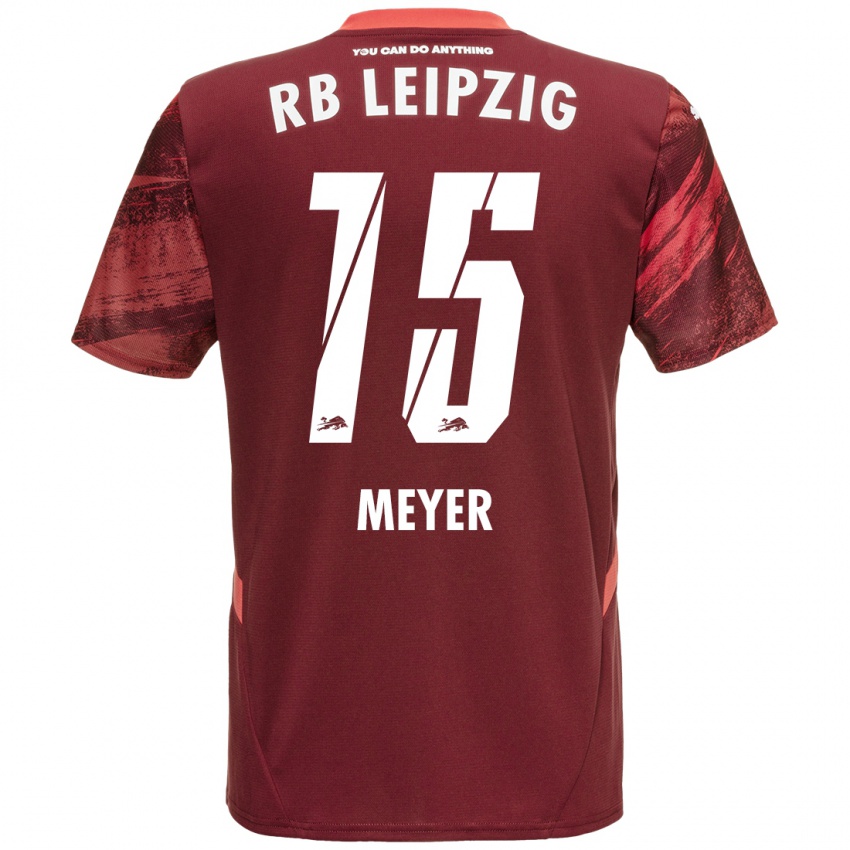 Niño Camiseta Tim Meyer #15 Borgoña 2ª Equipación 2024/25 La Camisa Perú