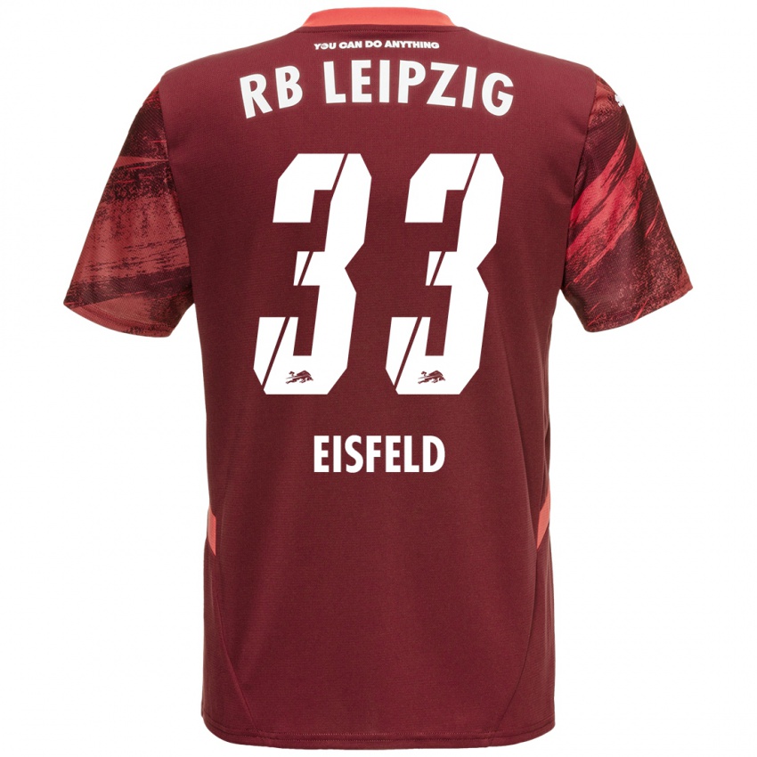 Niño Camiseta Tom Eisfeld #33 Borgoña 2ª Equipación 2024/25 La Camisa Perú