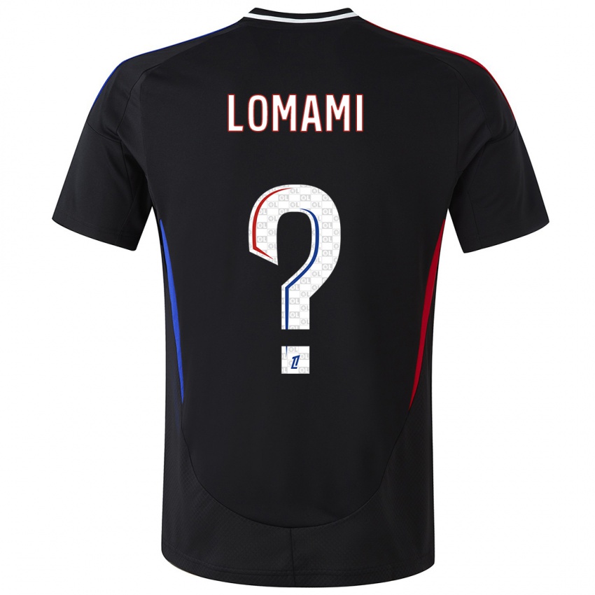 Niño Camiseta Irvyn Lomami #0 Negro 2ª Equipación 2024/25 La Camisa Perú